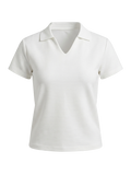 White women's polo shirt