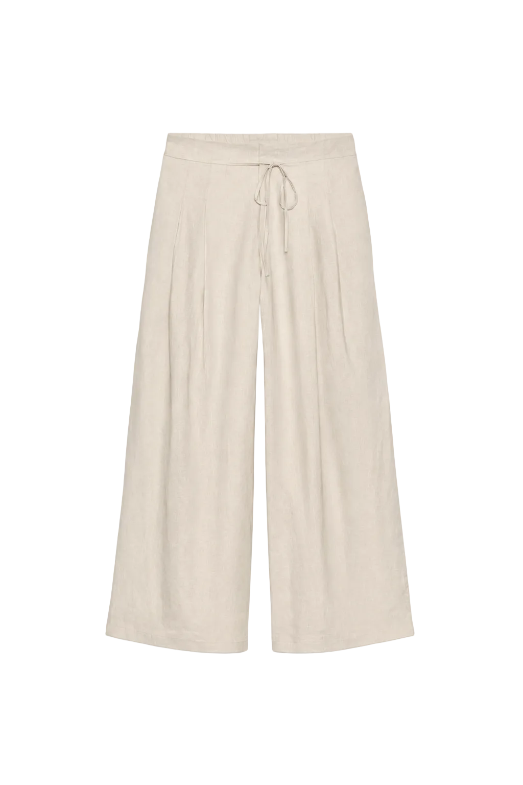 Relaxed Linen Pants - Beige