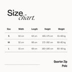Black Quarter Zip Polo