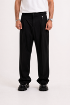 Black Pleated Pants
