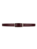 Burgundy Leather Belt