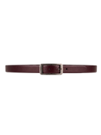 Burgundy Leather Belt