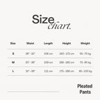 Grey pleated pants