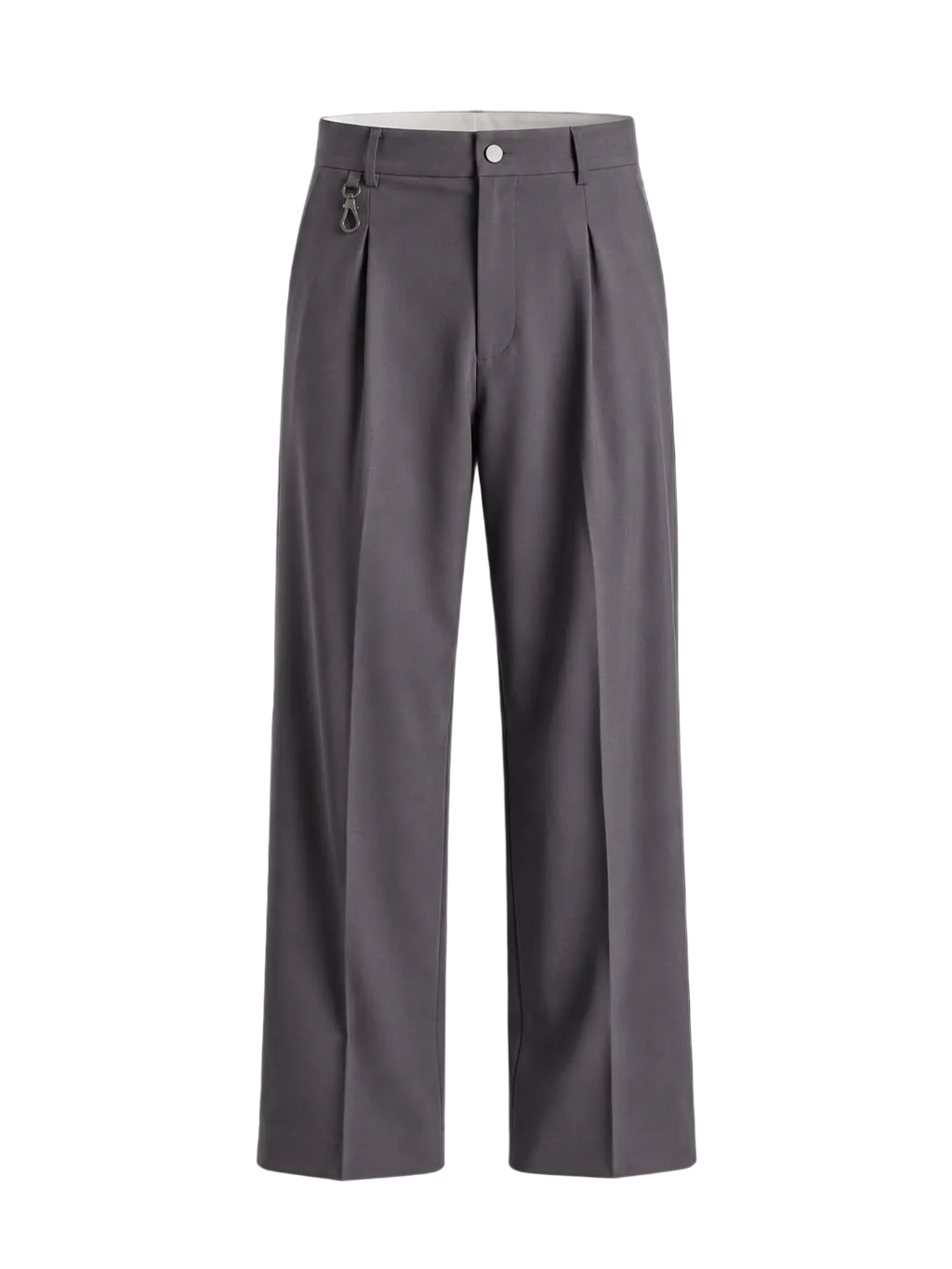 Grey pleated pants
