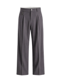 Grey pleated pants