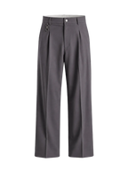 Grey pleated pants