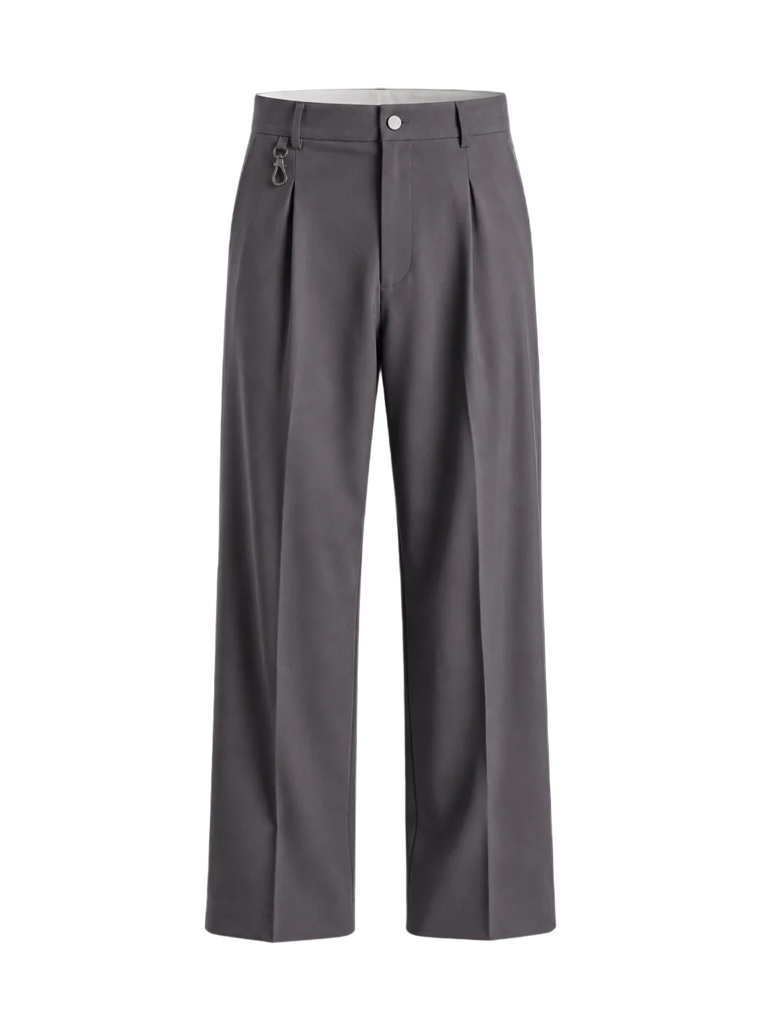 Grey pleated pants
