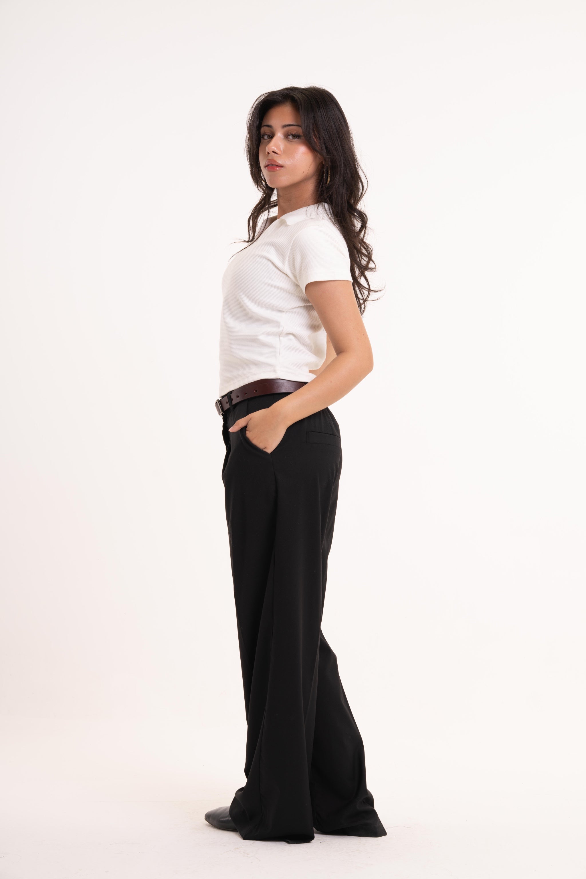 black women's tailored pants