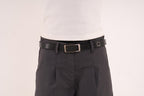 Black Leather Belt