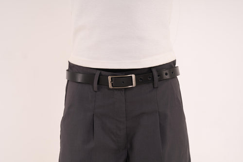 Black Leather Belt
